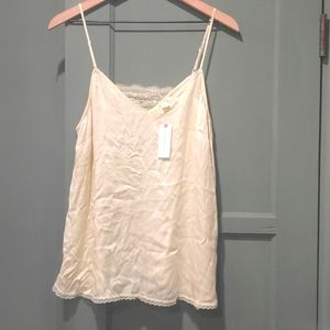 Silk creme camisole